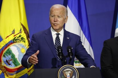 US President Joe Biden at the Summit of the Americas.