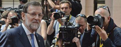 Prime Minister Mariano Rajoy in Brussels on Wednesday.