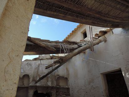 The inside of one of the homes still left standing. Nearly 50% of all Spanish villages with fewer than 500 residents (3,938) are are risk of being completely abandoned, according to the Spanish Federation of Municipalities and Provinces (FEDEMP).