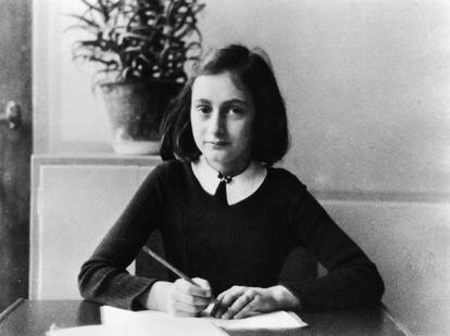 Anne Frank pictured at the age of 12 in 1941.