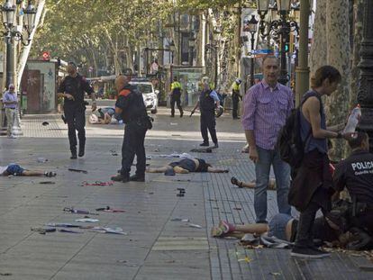 Fotografia dels atemptats de la Rambla de Barcelona, guanyadora del Premi Ortega y Gasset.