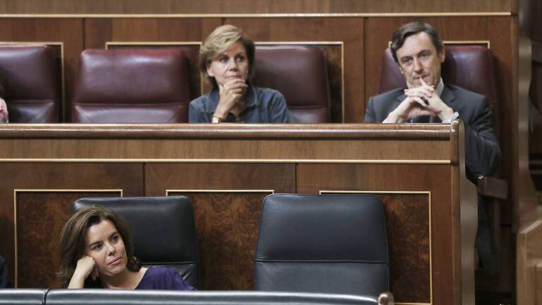 Senior PP officials in Congress, where their party has 137 seats out of 350.