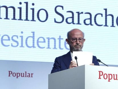 Banco Popular President Emilio Saracho.