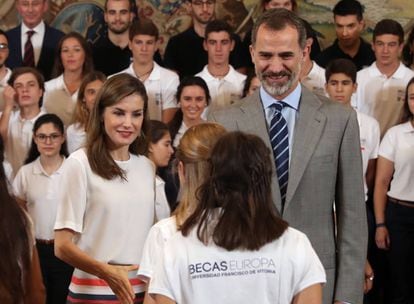 The king and queen of Spain.