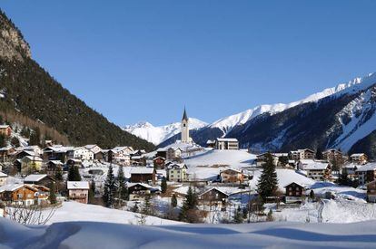 The ski resort of Davos, Switzerland is hosting the World Economic Forum this week.