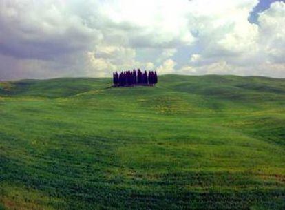The Val d’Orcia in Tuscany.