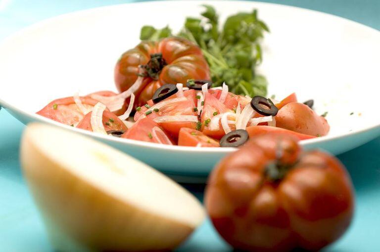 A tomato salad, like this one, has caused quite a stir for British blogger Gabbie Jarvis.