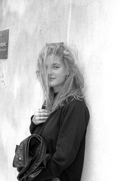 Drew Barrymore in a photograph taken while promoting her memoir, 'Little Girl Lost.'
