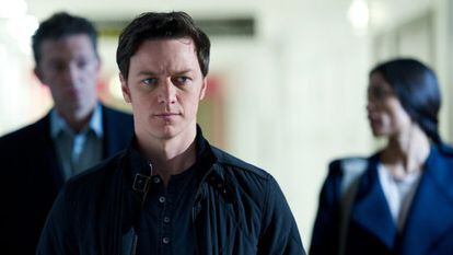 James McAvoy in a scene from Danny Boyle&#039;s Trance. 