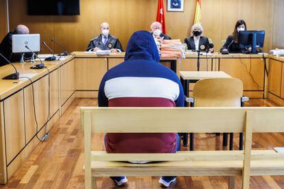 José Ángel S. S. at his trial in Madrid on January 31, 2022.
