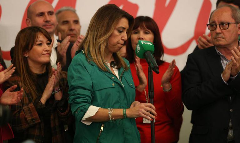 Andalusian PM Susana Díaz on Sunday.