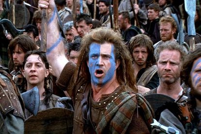  Mel Gibson in the 1995 movie 'Braveheart.'