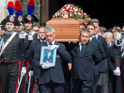 State funeral of Silvio Berlusconi in the Milan Cathedral on June 14, 2023.