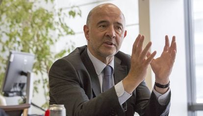 EU finance commissioner Pierre Moscovici.