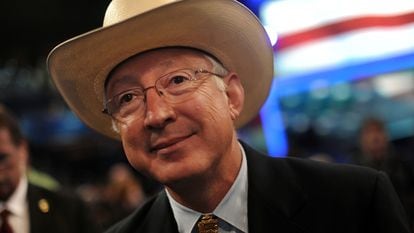 The United States ambassador to Mexico, Ken Salazar, in a file photo.