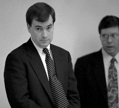 Michael Griffin during his trial for the murder of abortion doctor David Gunn, March 1, 1994. 