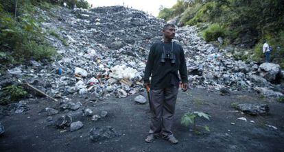The father of one of the students at the Cocula trash dump.