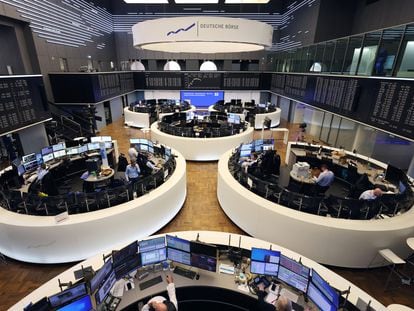 Frankfurt Stock Exchange on February 27, 2024.