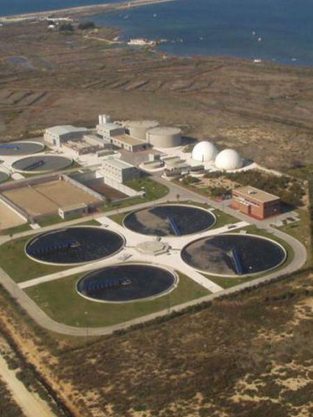 The water treatment plant in San Fernando where J. G. V. was stationed.