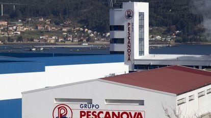 Pescanova&#039;s main factory in Vigo, Pontevedra. 