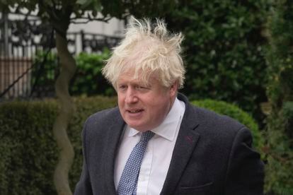 Former British Prime Minister Boris Johnson leaves his home, in London, on March 21, 2023.