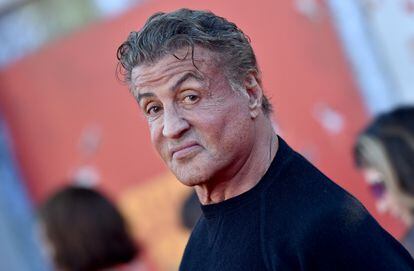 Sylvester Stallone at a premiere in 2021. He was 75 at the time.