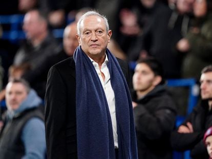 Aston Villa co-owner Nassef Sawiris at an FA Cup match in London.