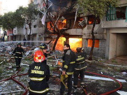 At least a dozen believed dead after blast destroys Argentina high rise