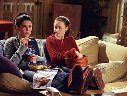 Lorelai and Rory in 'Gilmore Girls.'