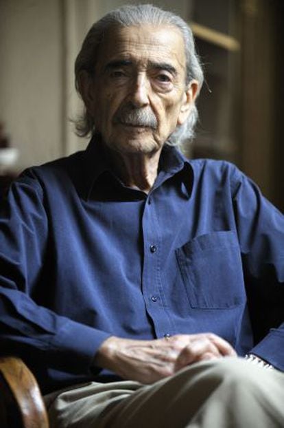 Juan Gelman, pictured in his home last April.