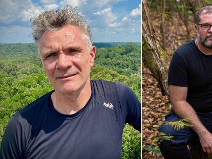 El periodista británico Dom Phillips y el indigenista brasileño Bruno Pereira, desaparecidos en la Amazonia desde el 5 de junio de 2022.