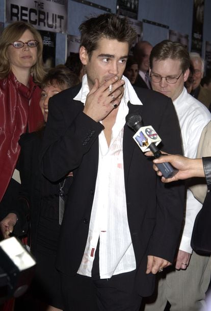 Colin Farrell at the premiere of 'The Recruit" in Hollywood in 203. 