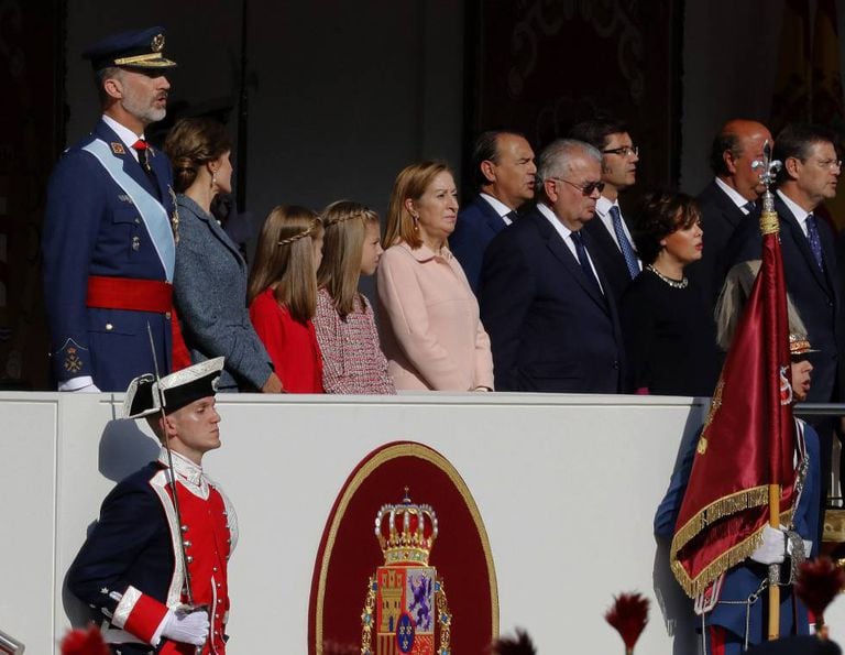 KIng Felipe VI, Queen Letizia and their children Leonor and Sofía.