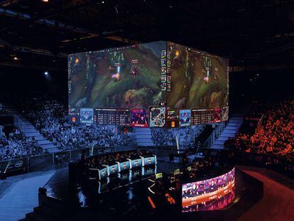 Semi-final for the League of Legends from the Orange Superleague clubs last December in Madrid.