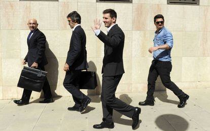 Leo Messi at a court appearance in 2013.