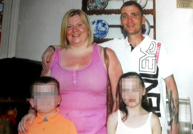 British tourist Anthony Abbott with his partner and two children.