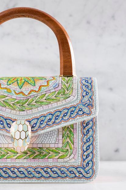 Charaf Tajer's Mosaic handbag.