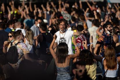 Festival-goers at the music festival Cruïlla in early July.