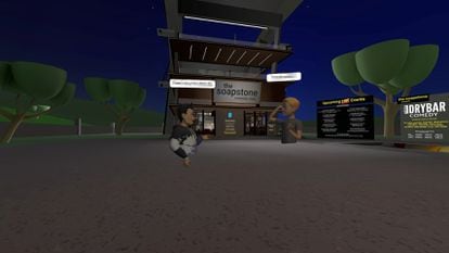 Screenshot of Horizon Worlds in Meta Quest