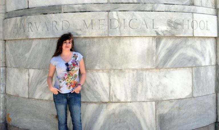 Leticia Díaz, now working at Havard Medical School after working for free at the University of Jaén due to cuts
