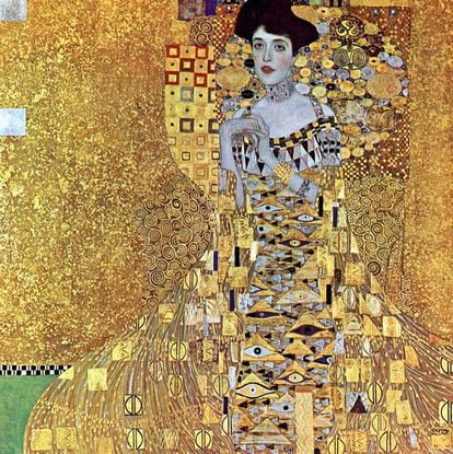 Portrait of Adele Bloch-Bauer I by Gustav Klimt, which was returned to Maria Altmann by the Austrian government in 2006.