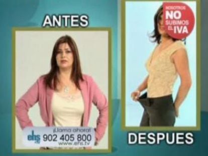 An image from a banned ad for Dr Ming&#039;s tea, as shown on Onda Luz C&aacute;diz.