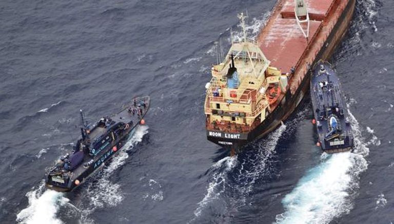 The Moon Light is one of the drug-carrying ships caught by Spanish authorities near territorial waters.
