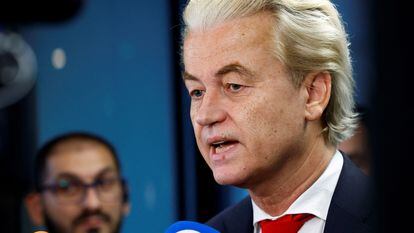 Dutch politician Geert Wilders on October 24.