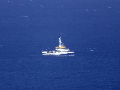 The ocean research vessel 'Ángeles Alvariño' has been searching for the missing children since May 30.