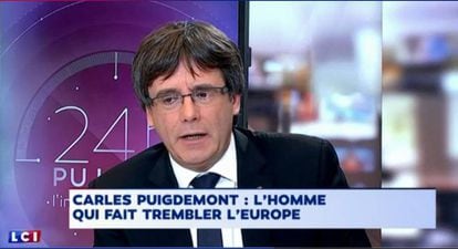 Carles Puigdemont on French television: "The man who is making Europe quake."