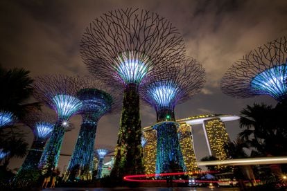 Gardens by the Bay is a delightfully futuristic nature park in Singapore, one of the world’s most expensive cities.