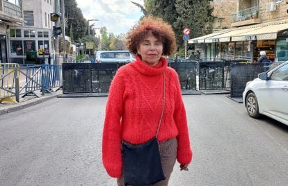 Tamar Verete-Zehavi, after a literary event in Jerusalem, last Thursday.