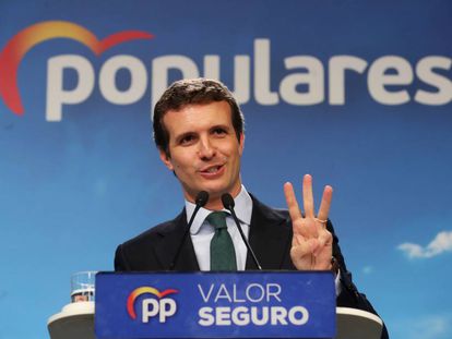 PP chief Pablo Casado on Tuesday.