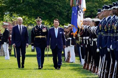 President Joe Biden and South Korea's President Yoon Suk Yeol